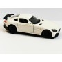 Masina Metalica Mercedes-Benz AMG GT cu Usi Mobile, Portbagaj Mobil, Scara 1:36, Mecanism Inertial, Lungime 12,5 cm, Alb