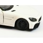 Masina Metalica Mercedes-Benz AMG GT cu Usi Mobile, Portbagaj Mobil, Scara 1:36, Mecanism Inertial, Lungime 12,5 cm, Alb