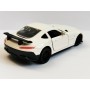 Masina Metalica Mercedes-Benz AMG GT cu Usi Mobile, Portbagaj Mobil, Scara 1:36, Mecanism Inertial, Lungime 12,5 cm, Alb