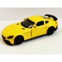 Masina Metalica Mercedes-Benz AMG GT cu Usi Mobile, Portbagaj Mobil, Scara 1:36, Mecanism Inertial, Lungime 12,5 cm, Galben