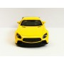 Masina Metalica Mercedes-Benz AMG GT cu Usi Mobile, Portbagaj Mobil, Scara 1:36, Mecanism Inertial, Lungime 12,5 cm, Galben