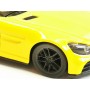 Masina Metalica Mercedes-Benz AMG GT cu Usi Mobile, Portbagaj Mobil, Scara 1:36, Mecanism Inertial, Lungime 12,5 cm, Galben