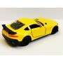 Masina Metalica Mercedes-Benz AMG GT cu Usi Mobile, Portbagaj Mobil, Scara 1:36, Mecanism Inertial, Lungime 12,5 cm, Galben