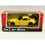 Masina Metalica Mercedes-Benz AMG GT cu Usi Mobile, Portbagaj Mobil, Scara 1:36, Mecanism Inertial, Lungime 12,5 cm, Galben