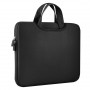 Geanta Laptop Universala 15.6" Hurtel, Manere tip Servieta, Protectie Ridicata, Design Elegant, Greutate Redusa, Negru