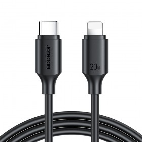 Cablu de date si incarcare Joyroom, USB Type-C - compatibil Apple, 20 W, Viteza 480Mbps, Lungime 1 m, Negru