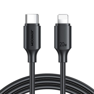 Cablu de date si incarcare Joyroom, USB Type-C - compatibil Apple, 20 W, Viteza 480Mbps, Lungime 1 m, Negru