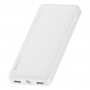 Baterie Externa Portabila Baseus, 10000 mAh, 2 x USB & USB Type-C, 15 W, Afisaj LED, Cablu Inclus 0.25m, Design Modern, Alb