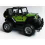 Masinuta teleghidata offroad Wrangler elSales ELS-JEAP, usi, capota mobile, faruri LED, acumulator inclus, verde