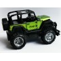 Masinuta teleghidata offroad Wrangler elSales ELS-JEAP, usi, capota mobile, faruri LED, acumulator inclus, verde