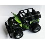 Masinuta teleghidata offroad Wrangler elSales ELS-JEAP, usi, capota mobile, faruri LED, acumulator inclus, verde