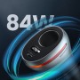 Incarcator Auto Universal, Fast Charge, Port USB & USB Type-C, Port Bricheta 12V, 84 W, Lumina LED, Design Compact, Argintiu