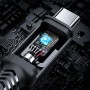 Cablu de date si incarcare Acefast, USB tip C - USB tip C, 100 W, 2m,  gri