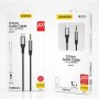 Cablu Audio AUX, USB Type-C - Mini Jack 3,5mm, Lungime 1m, Gri