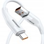 Cablu de date si incarcare Joyroom, USB- USB tip C, incarcare rapida, 6A, 1m, alb
