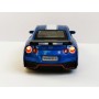 Masina Nissan GT-R R35 cu usi, capota, portbagaj mobile, lumini faruri si stopuri, sunete motor, scara 1:32, albastru