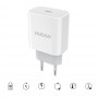 Incarcator rapid USB Tip C - Lightning cu Power Delivery, compatibil iOS, 18W, lungime cablu 1 metru, alb