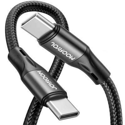 Cablu de date si incarcare Joyroom, Fast Charging, USB Type-C - USB Type-C , 60 W, Lungime 2 m, Negru