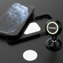 Suport Auto Magnetic Universal, Ventuza pentru Fixare, Reglabil 360°, Dimensiuni Reduse, Design Modern, Negru