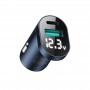 Incarcator auto, JOYROOM, USB / USB Type C 42,5W Quick Charge, Power Delivery, AFC, SCP, Albastru