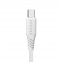 Cablu Dudao USB - USB tip C pentru telefoane, tablete, casti si alte dispozitive, 5A, lungime 2m, alb
