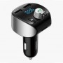 Incarcator Auto cu Modulator FM, Bluetooth 5.0, 2 x USB 18 W, 3 A, Quick Charge, Slot MicroSD, Design Modern, Negru