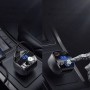 Incarcator Auto cu Modulator FM, Bluetooth 5.0, 2 x USB 18 W, 3 A, Quick Charge, Slot MicroSD, Design Modern, Negru