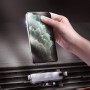 Suport Auto Gravitational pentru Telefon, Prindere Grila Ventilatie, Fixare Sigura, Design Ergonomic, Negru