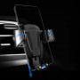 Suport auto Baseus Gravity Car Mount cu montaj in grila de ventilatie, pentru telefoane intre 4 si 6", negru