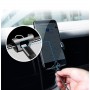 Suport auto Baseus Gravity Car Mount cu montaj in grila de ventilatie, pentru telefoane intre 4 si 6", negru