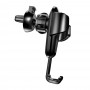 Suport auto Baseus Gravity Car Mount cu montaj in grila de ventilatie, pentru telefoane intre 4 si 6", negru