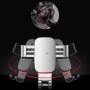 Suport auto Baseus Metal Age Gravity cu montaj in slot CD, reglabil 360 grade, argintiu