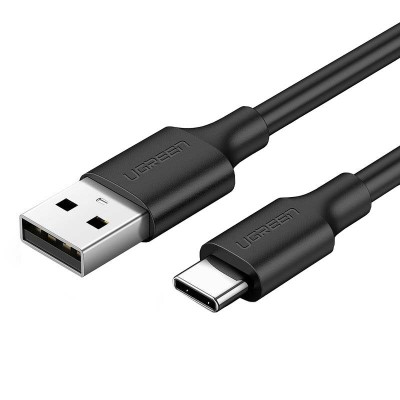 Cablu de incarcare si transfer date Ugreen, USB 2.0 - USB Type-C, 3m, 3A, negru