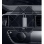 Suport auto pentru telefon, Baseus, prindere grila de ventilatie, negru