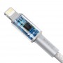 Cablu de incarcare si transfer date Baseus compatibil cu Apple, conector USB tip C, incarcare rapida, 20 W, 1 m, alb