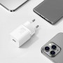 Adaptor Retea Baseus, Super Si Quick Charge, USB Type-C 30W, Alb