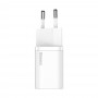 Adaptor Retea Baseus, Super Si Quick Charge, USB Type-C 30W, Alb