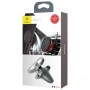 Suport magnetic Baseus Air Vent, montaj in grila de ventilatie, fixare pentru 2 cabluri, argintiu