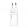 Incarcator retea Baseus compatibil cu Apple, Quick Charge, 20W, 1 X USB Type-C, 1 M, Alb