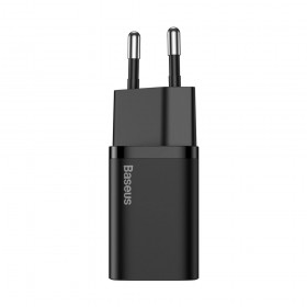 Incarcator Retea USB Baseus Super Si, 20W, 1 X USB Type-C, Negru