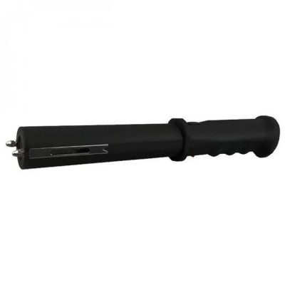 Baston electrosoc pentru autoaparare cu sirena, lanterna si husa elSales ELS-BS809, negru