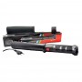 Baston electrosoc pentru autoaparare cu sirena, lanterna si husa elSales ELS-BS809, negru