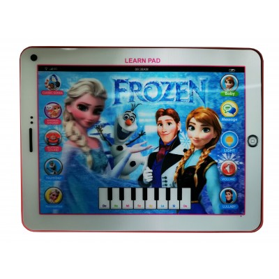 Tableta interactiva Frozen Learn Pad cu 10 functii elSales ELS-TIF, varsta 3+