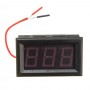 Voltmetru digital cu display LED rosu, masurare 3.2-30 V elSales ELS-VLR30 pentru montaj auto, carcasa neagra