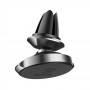 Suport auto magnetic Baseus Small Ears pentru telefoane, corp aluminiu, fixare in grila ventilatie, negru