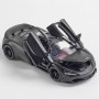 Masina McLaren 720S cu usi, capota, portbagaj mobile, lumini, sunete motor, scara 1:32, lungime 14.5 cm, negru