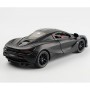 Masina McLaren 720S cu usi, capota, portbagaj mobile, lumini, sunete motor, scara 1:32, lungime 14.5 cm, negru