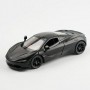 Masina McLaren 720S cu usi, capota, portbagaj mobile, lumini, sunete motor, scara 1:32, lungime 14.5 cm, negru