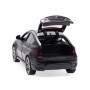 Masina BMW X6 cu usi, capota, portbagaj mobile, lumini faruri si stopuri, sunete motor, scara 1:32, lungime 15 cm, negru lucios