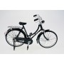 Mini bicicleta retro la scara 1:10 cu toate partile mobile, cadru metalic, roti cauciuc, elSales ELS-MBT, negru